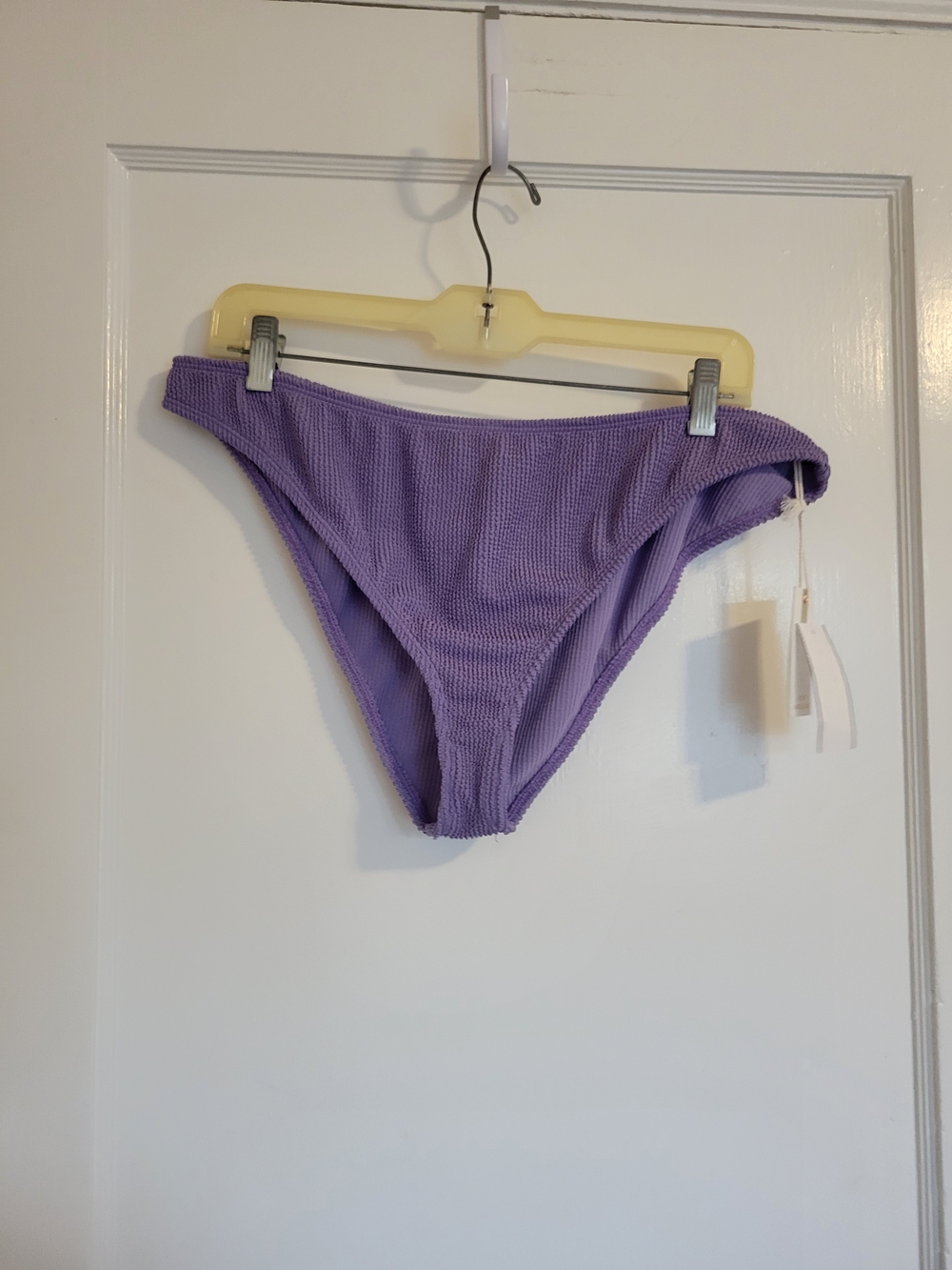 NWT Good American Better Bikini Bottoms | Ribbed Purple | Size 5/6
